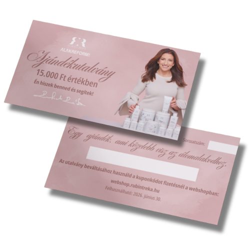 Alakreform Ajándékutalvány 15.000 Ft értékben